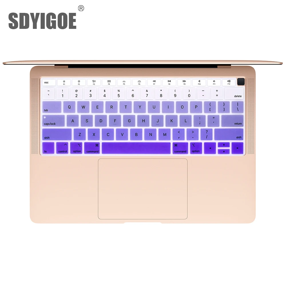 Чехол для клавиатуры ноутбука macbook air 1" A1932 защитная пленка Силиконовая Водонепроницаемая клавиатура защитная пленка