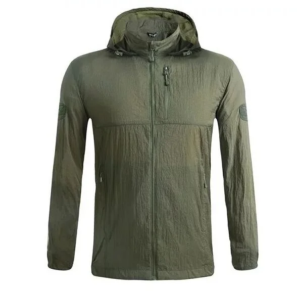 Тактическая летняя уличная Солнцезащитная одежда с защитой от УФ-лучей Мужская