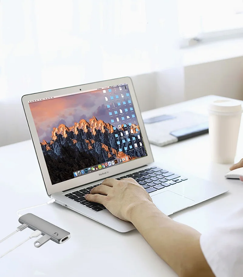 Snowkids USB C док станция Huawei matebook D14 D15 13 14 Type к HDMI 3 0 PD Быстрая зарядка для MacBook 12 дюймов