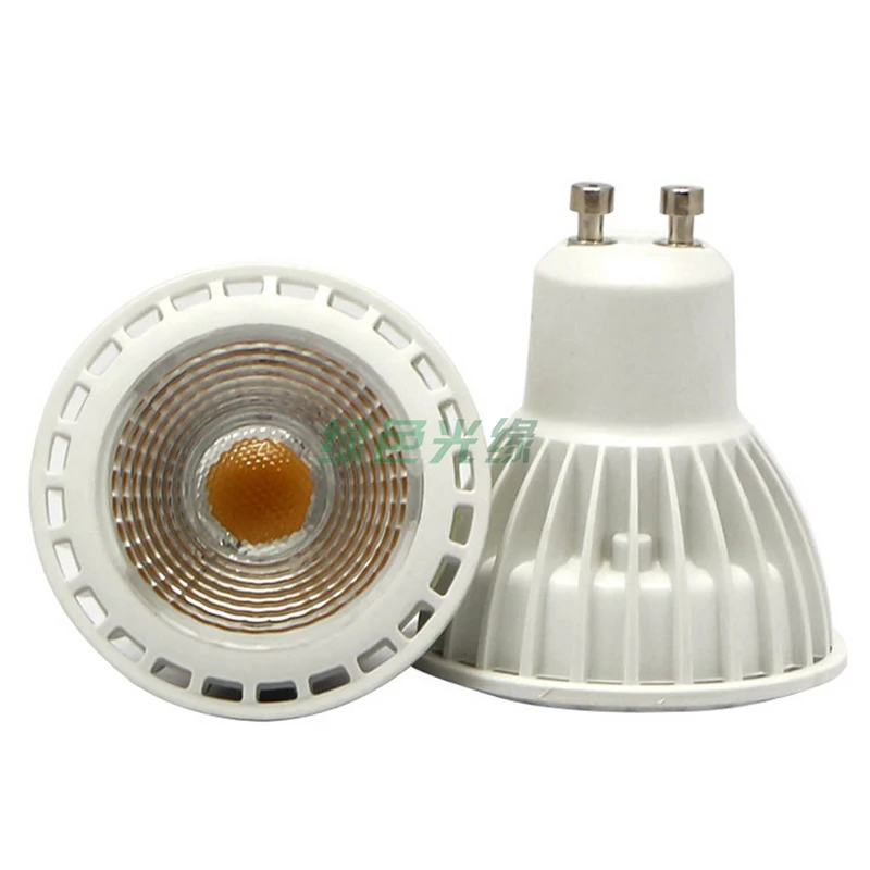 Светодиодная лампа с регулируемой яркостью gu10 mr16 5 Вт 7 COB AC110-240V + 12 В натуральный