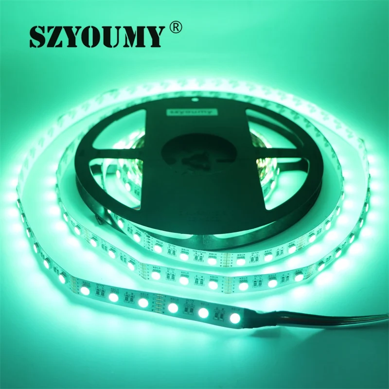 Светодиодная лента SZYOUMY 4 в 1 RGBW гибкая светодиодная 5050 RGB + белый/RGB теплый белый