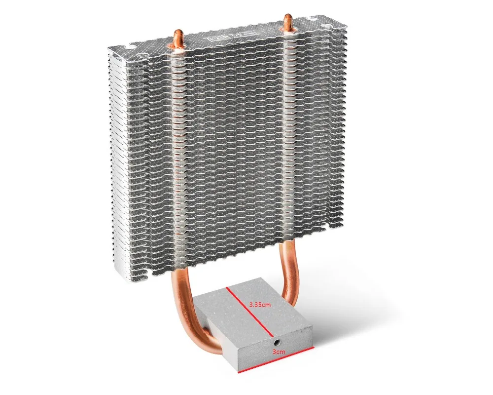 Pccooler 2 Чистая медь может установить 8 см вентилятор изогнутый охладитель материнской платы northbridge кулер southbridge радиатор охлаждения без шума