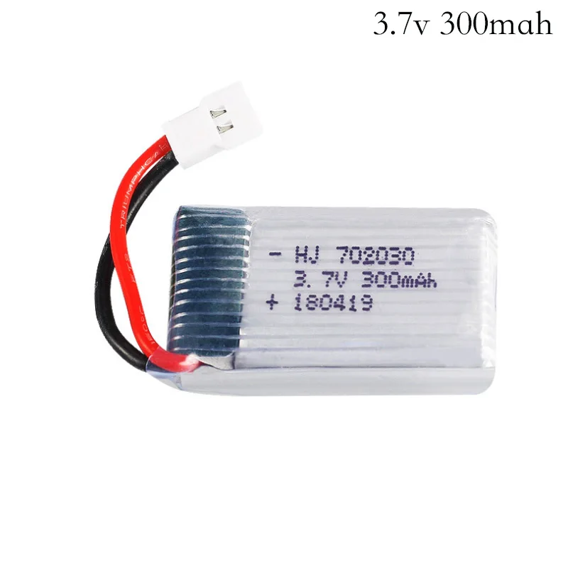 3.7V 300mAh 25C lipo battery For E55 FQ777 FQ17W DFD F180 FY530 U816 U830 Battery For RC Quadcopter Spare Part 702030
