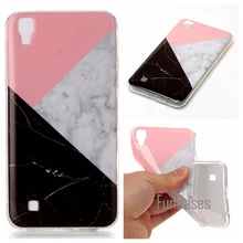 ТПУ Мрамор вены чехол для Coque LG X Мощность k220ds k220 случае 5.3 дюймов