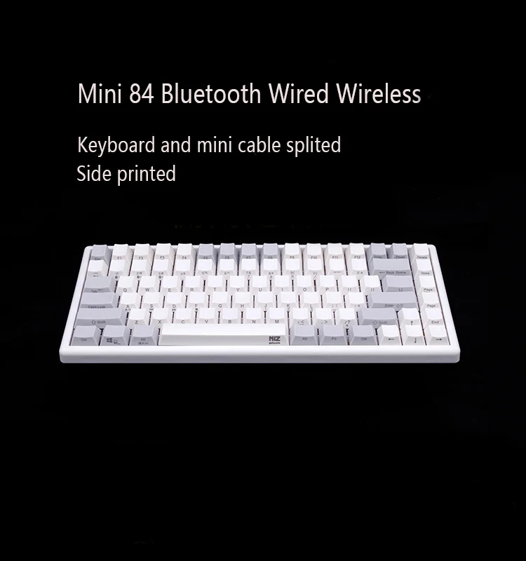 Сливы 66 75 84 87 108 Bluetooth 4,0 USB двойной режим 35g 45g Realforce структура емкостная клавиатура - Цвет: Mini 84 35g Side Pri
