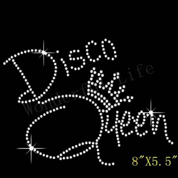 

Бесплатная доставка, новинка, дизайн l, диско-королева, фотография, трансферный дизайн с бесплатным подарком