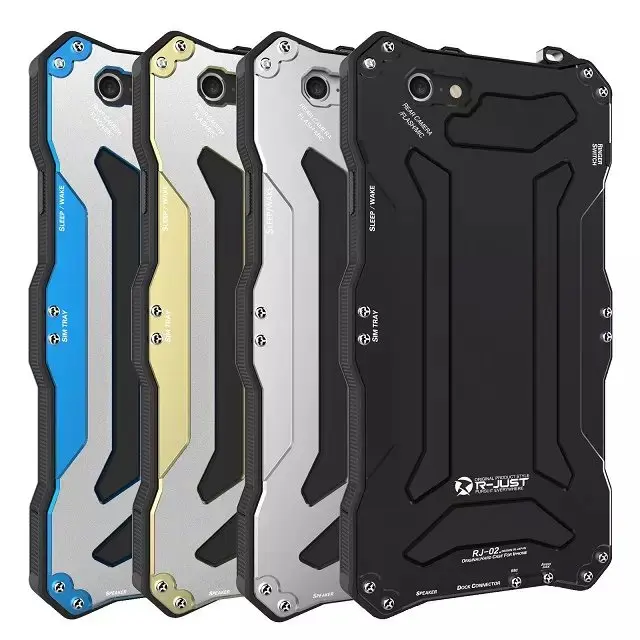 R-JUST Gundam Броня водонепроницаемые ударопрочные алюминиевый чехол для iPhone 5S SE 6 6S Plus
