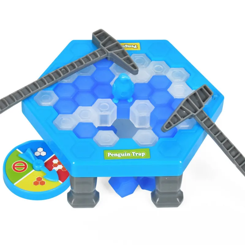 Забавный Пингвин ловушка Интерактивная вывеска Indoor настольная игра лед ломается