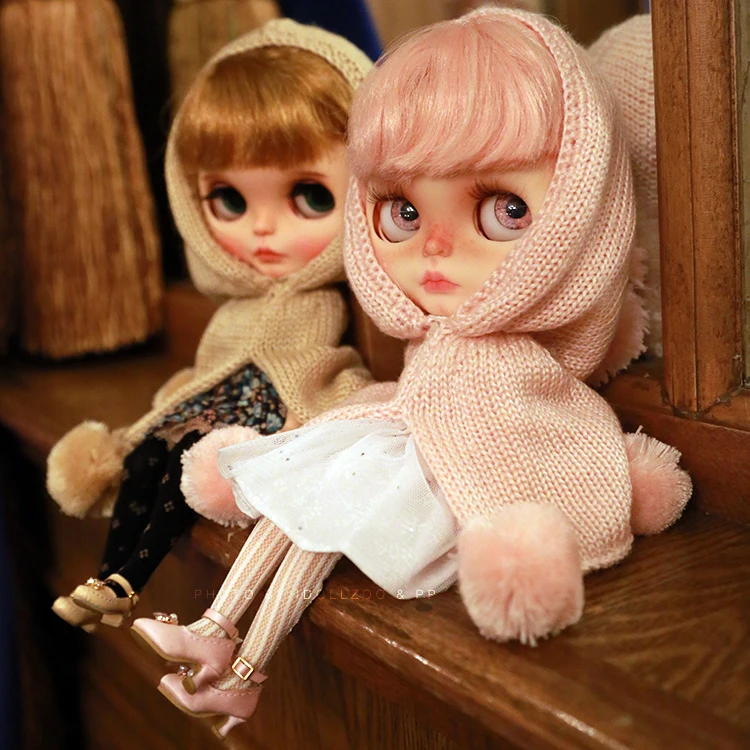 Костюмы с маленькой красной накидкой короной аксессуары для кукол Blyth Pullip Dal |
