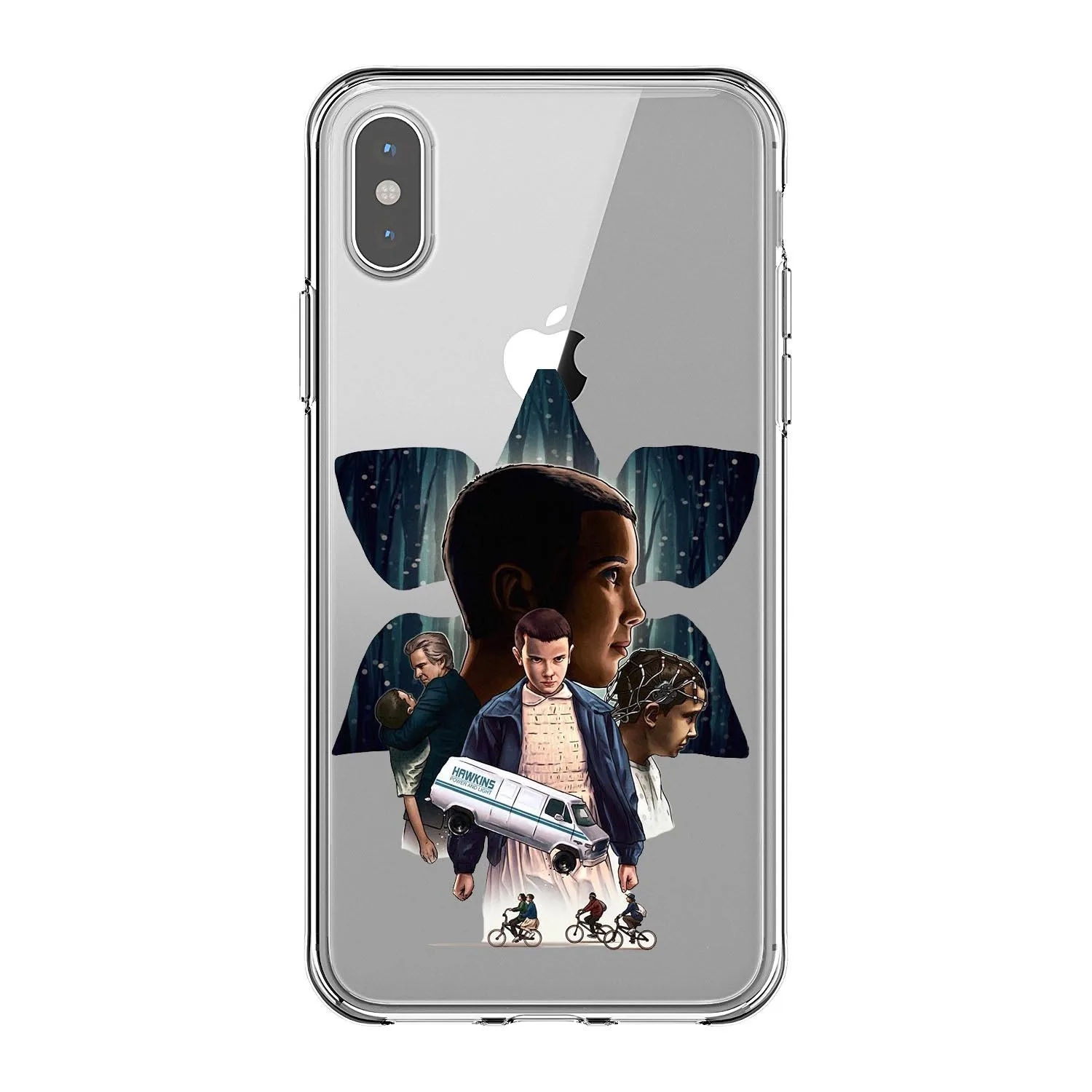 Чехол с рождественскими огнями из сериала очень странные дела для iPhone 6 6S Plus 5 5S SE 7