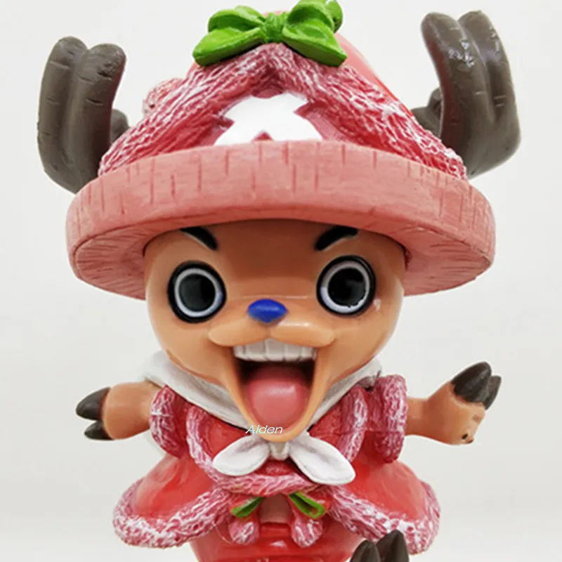 5 &quotАниме one piece соломенная шляпа Пираты Тони Чоппер Рождество вер. ПВХ фигурка