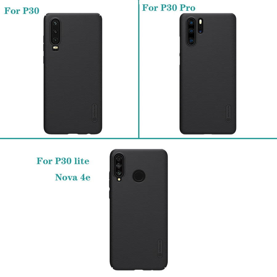 Для huawei P30 чехол P30 PRO Чехол huawei P30 lite Nova 4e чехол Nillkin суперматовый защитный жесткий чехол для задней панели из поликарбоната для huawei P30PRO
