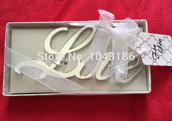 

wedding party favor gifts and giveaways for guests--Love Bottle Opener Wedding Supplies Souvenirs 100pcs/lot