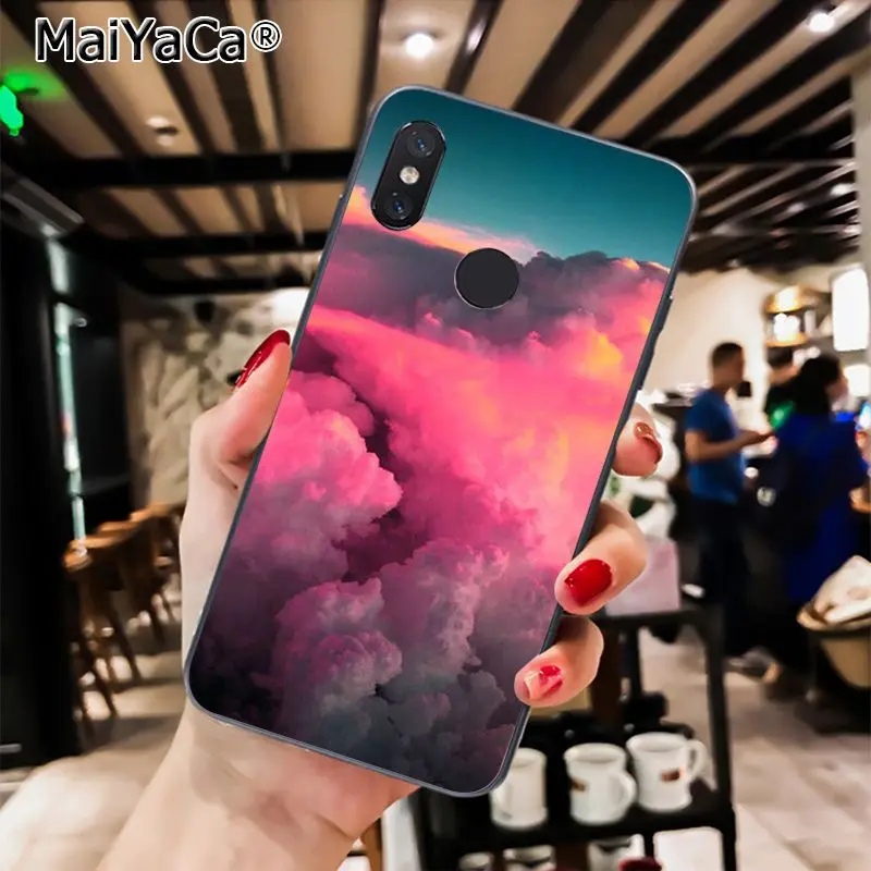 MaiYaCa облака Искусство милый кавайи космическое небо чехол для телефона для Xiaomi Redmi8 4X 6A S2 7A 5A Redmi 5 5Plus Note5 7 Note8pro