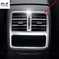 1pc car sticker stainless steel rear air conditioning outlet decorative cover sequins for 2016 2017 vw volkswagen passat b8 b 8