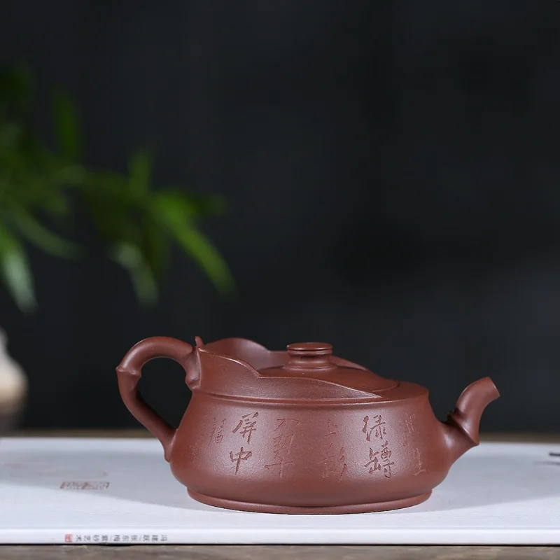 240 мл Исин Фиолетовый Глиняный Чайник ручной работы грязевой Zisha горшок посуда