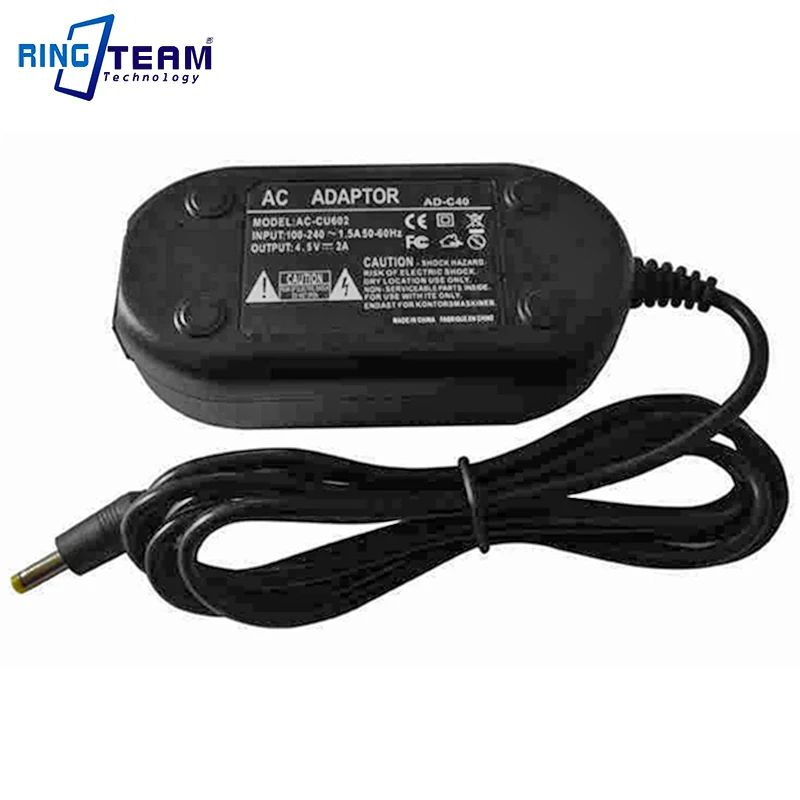 

10Sets/Lot Replacement Casio AD-C40 AD-C40J AD-C40DBA AC Power Adapter for Digital Cameras EX P505 P600 P700 QV R3 R4 Wholesale