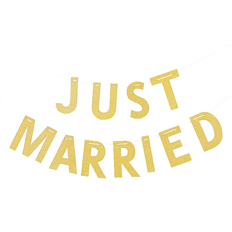 3M Happy Birthday Just married Banner Rose Gold Sliver Letters Garlands String Baby Shower Party Decor | Дом и сад