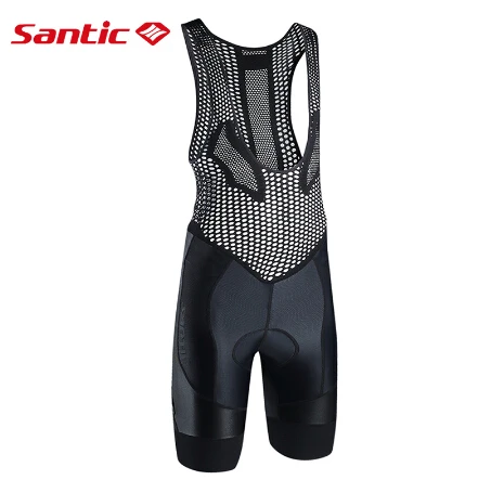 Santic Spexcel Breve Manicotto Cycling bib Shorts Men Polyester Breathable Quick-dry Culotes Cortos Ciclismo Hombre Gel M7C05094 | Спорт и
