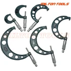 Набор наружных микрометров 0-150 мм, 0-25-50-75--мм, метрический внешний аналоговый калибр, точный измерительный прибор