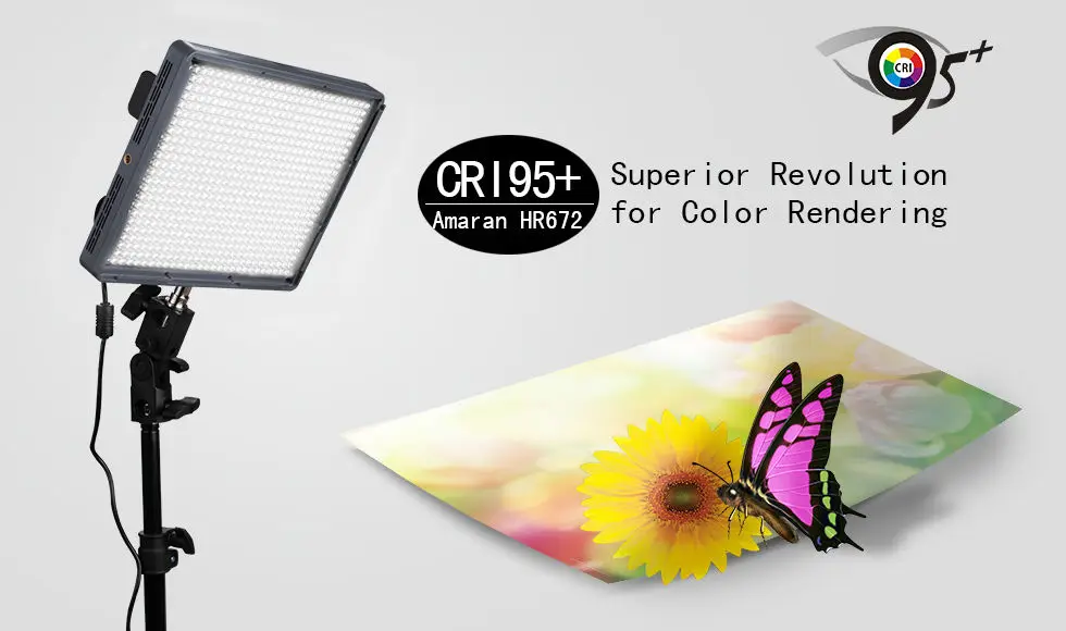 Aputure Amaran AL-HR672C LED Video Light Panel for Camcorder and DSLR Cameras | Электроника