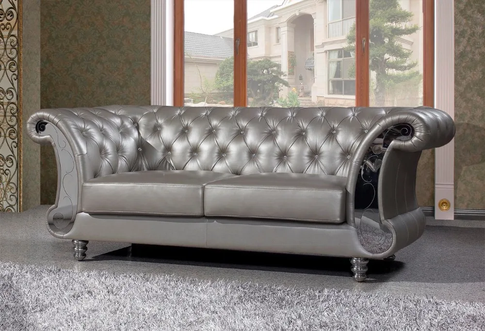 JIXINGE высококачественный классический диван с застежкой европейский стиль Chesterfield