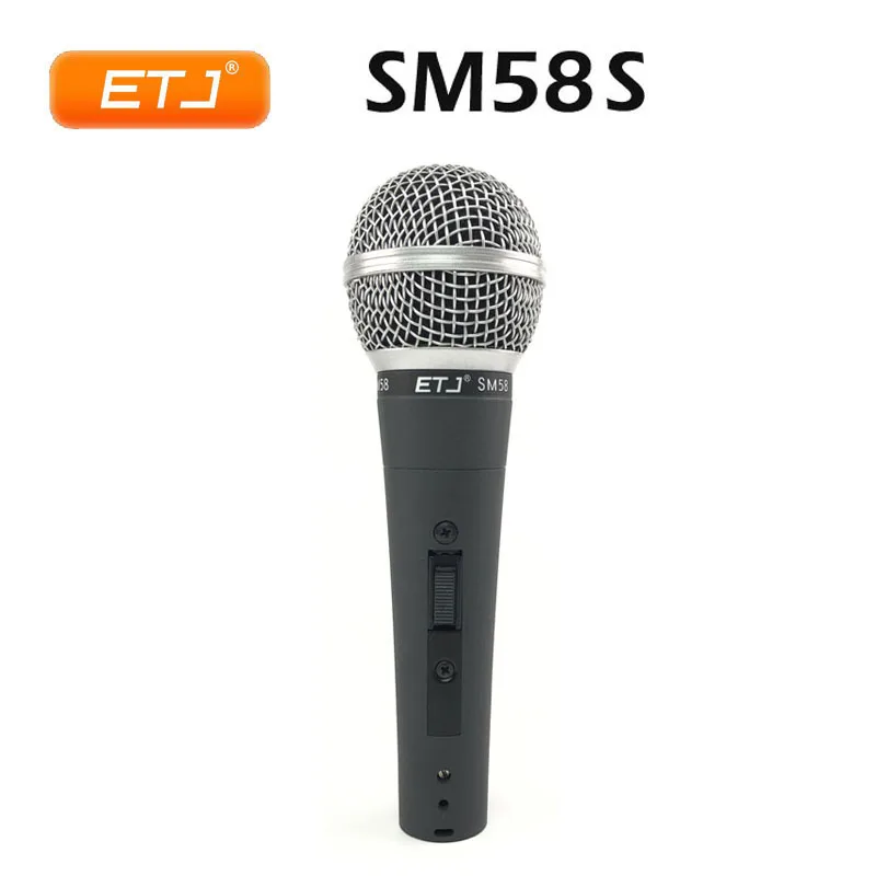 SM58S с переключателем вокальный микрофон SM58s Чистый Звук Караоке динамический