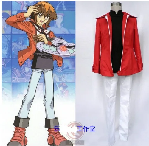 

Free Shipping Yu-Gi-Oh! GX Judai Yuki / Jaden Yuki Anime Cosplay Costume