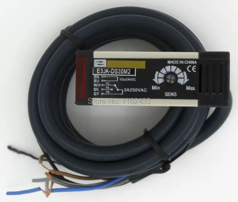 Светоотражающий фотоэлектрический сенсорный переключатель диаметром 18x50x50 мм 30