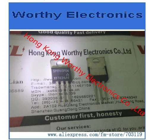 

Free shipping 10PCS/LOT SMP40P06 SMP 40P06 TO-220