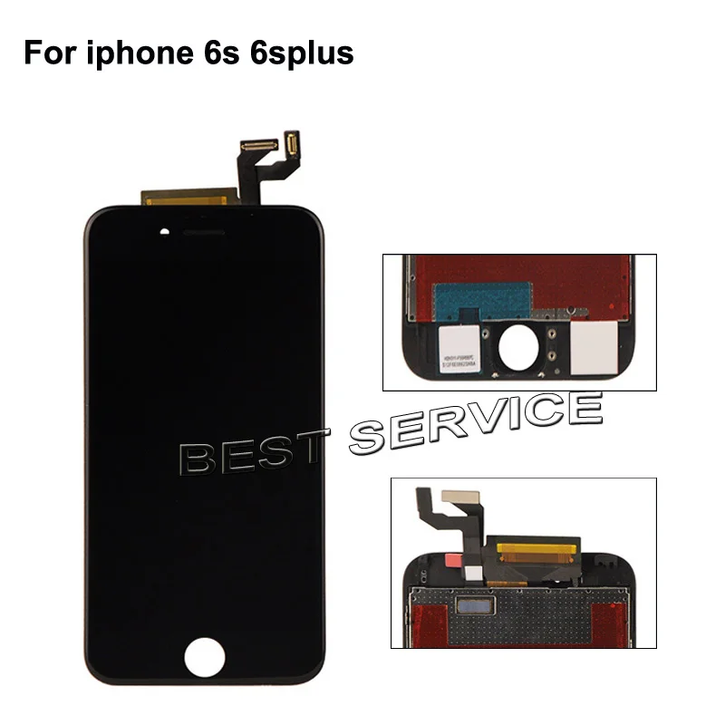 ЖК-дисплей для iPhone 5S 6 6s 6plus plus сенсорный экран с дигитайзером в сборе iphone черный
