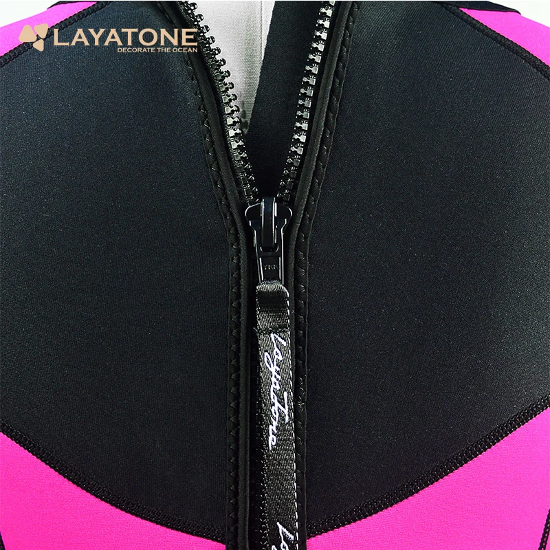 Layatone гидрокостюм для женщин 2 мм неопрен Дайвинг куртка одежда плавания с