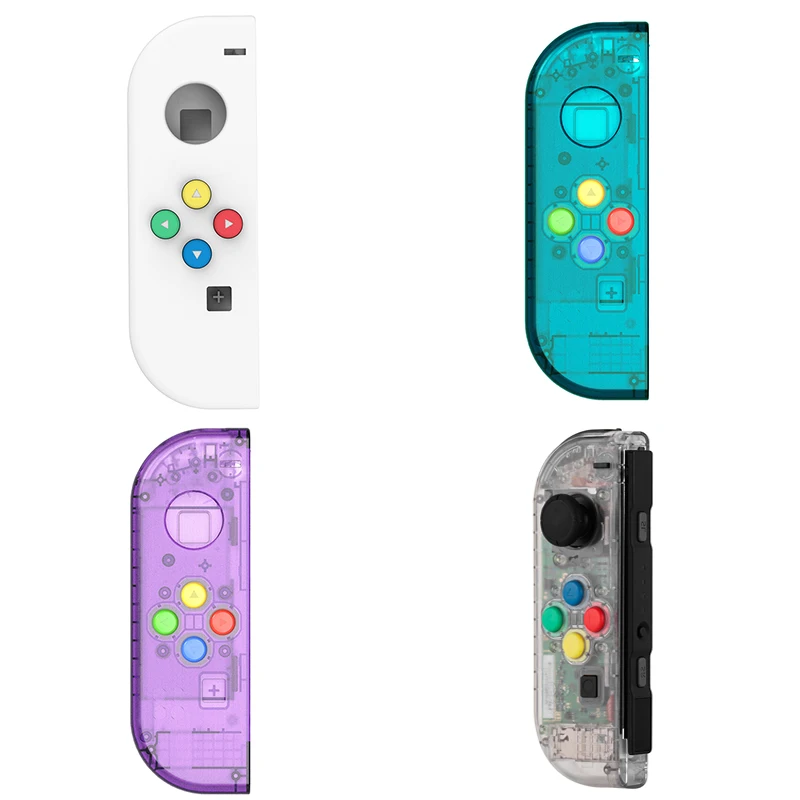 Фиолетовый, зеленый, красный корпус, сменная Крышка для kingd Switch Joy-Con Shell для NS Joy Cons, пластиковый чехол, аксессуары