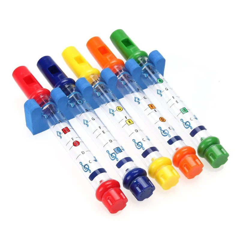 5Pcs/set Kids Children Water Flutes Bath Toy Plastic Fun Music Sound Education Toys Boy Girls Tub Tunes | Игрушки и хобби