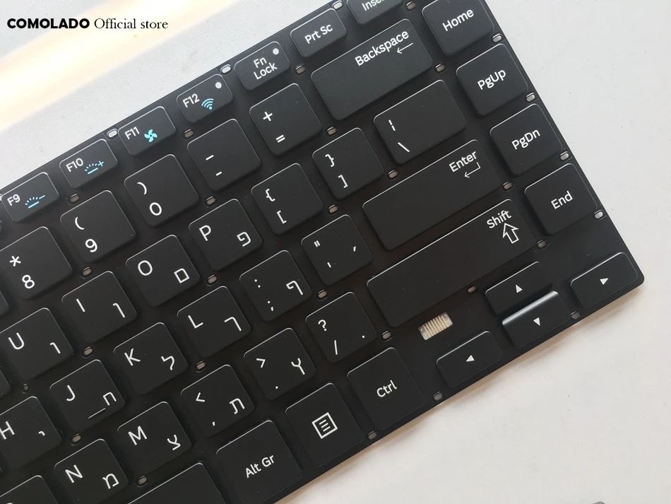 HB Hebrew Keyboard For Samsung 370R4E 370R4V 450R4E 450R4V 470R4E 470R4V NP370R4E NP450R4E black layout | Компьютеры и офис