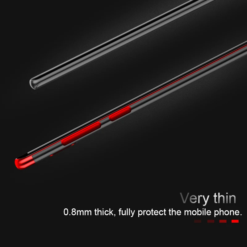 Противоударный прозрачный Ультратонкий Мягкий ТПУ чехол для Samsung Galaxy Note 9 Note9 Note8