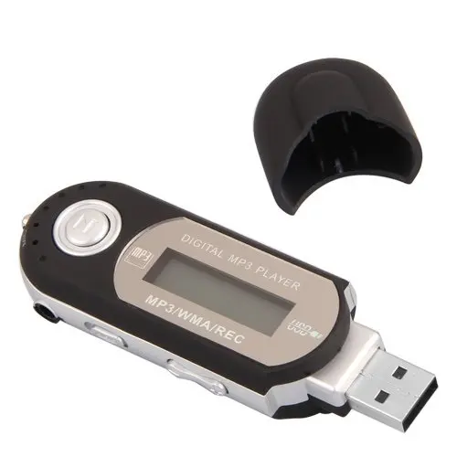 2017 Новый портативный MP3 Черный 8 Гб LCD мини WMA плеер FM радио USB флэш