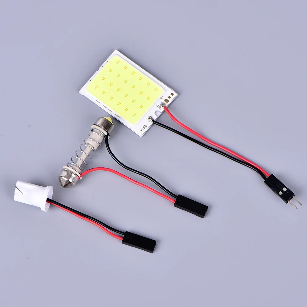 Высокое качество 12 В белый 36 COB LED Купол Карта Лампа интерьерная панель лампа