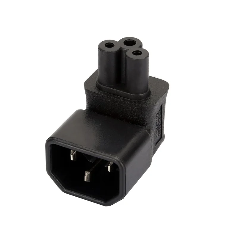 Адаптер питания переменного тока с изгибом под IEC320 C14 на C5|angle|angle adapter |