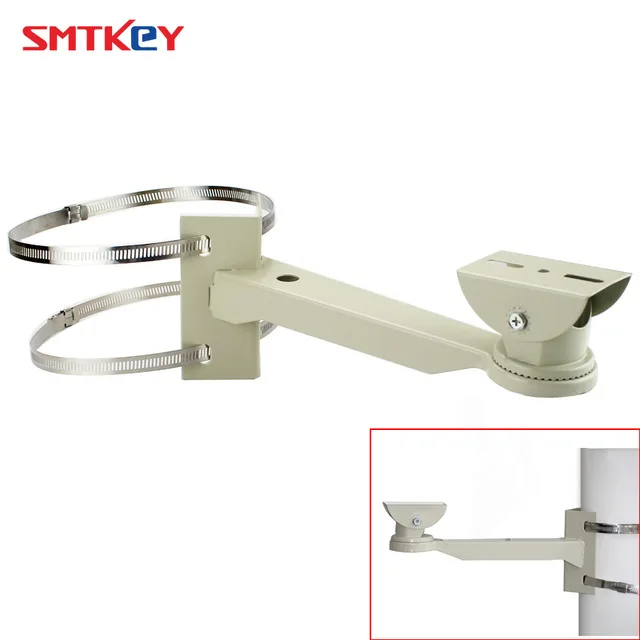 Smtkey Универсальный наблюдения полюс Монтажный кронштейн для CCTV Камера открытый