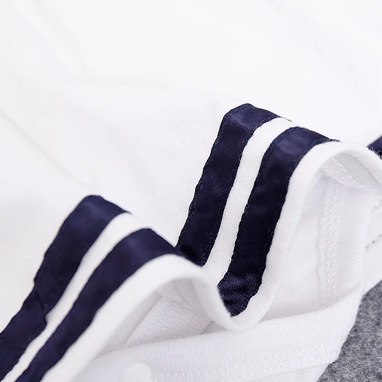 Комбинезоны с матросским воротником для маленьких девочек Детские комплекты