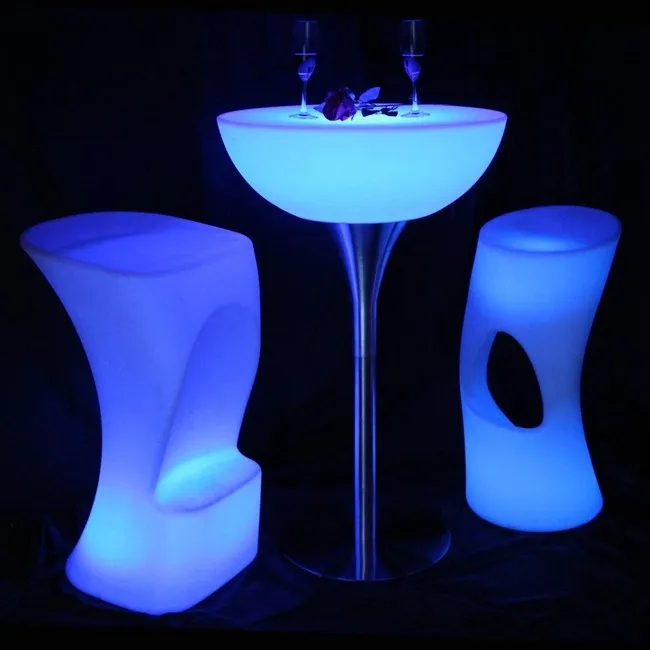 Домашний сад наружные светодиодные барные столы модные украшения iluminouse