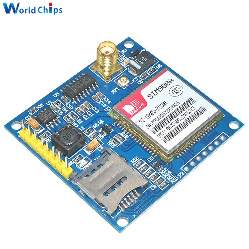 1 шт. SIM900A 1800/1900 МГц беспроводной модуль расширения GSM GPRS плата + антенна|gsm gprs|antenna