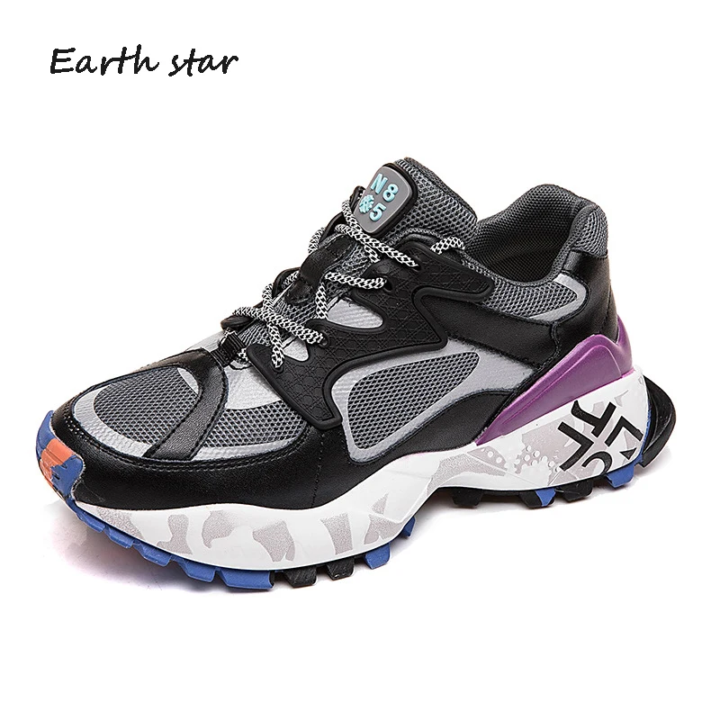 

Casual Shoes Women Platform Fashion Brand zapatillas mujer Mesh Ladies Chunky footware Thick Bottom Dad Sneakers Designer Shoes