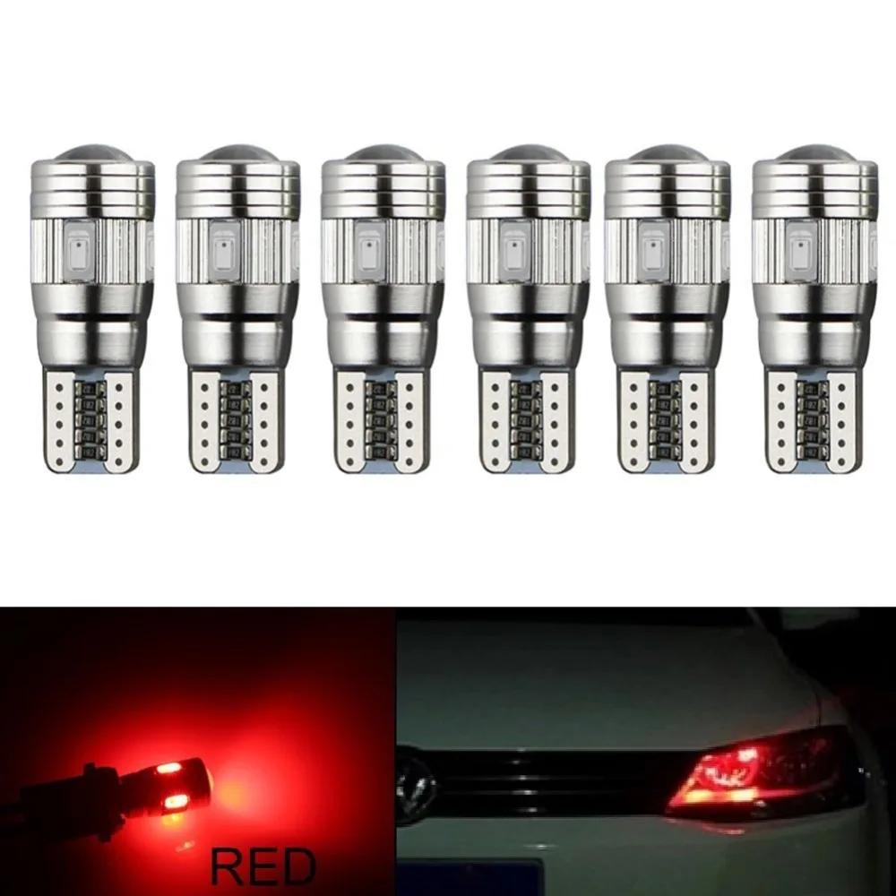 Автомобильная лампа 6 светодиодный 5630SMD W5W|t10 canbus|ampoule voiturecanbus t10 led |