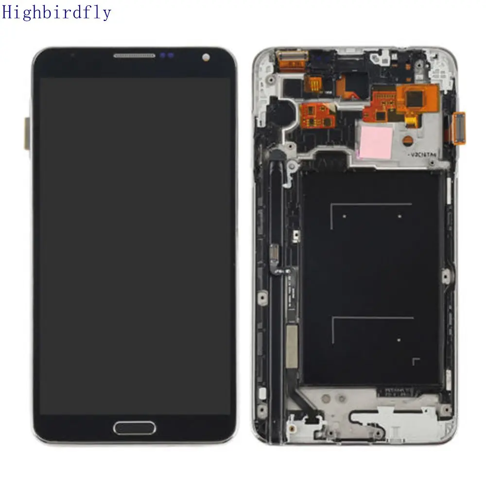 Для Samsung Galaxy Note 3 N9005 ЖК экран дисплей + Сенсорное стекло дигитайзер рамка в сборе