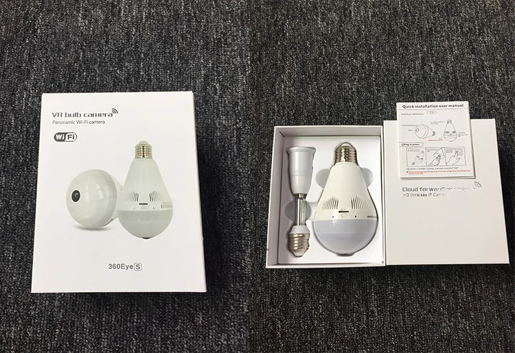 Качественная широкоугольная IP-камера 1080P Wi-Fi рыбий глаз инфракрасная HD