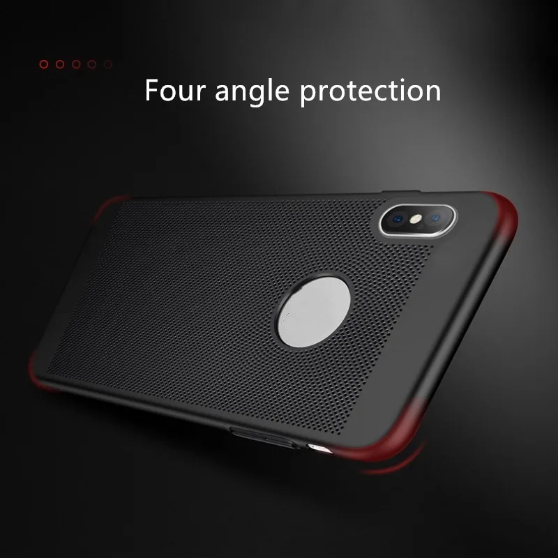 Модный Новый чехол для телефона с вентиляционными отверстиями iPhone 5/6/7/8/X