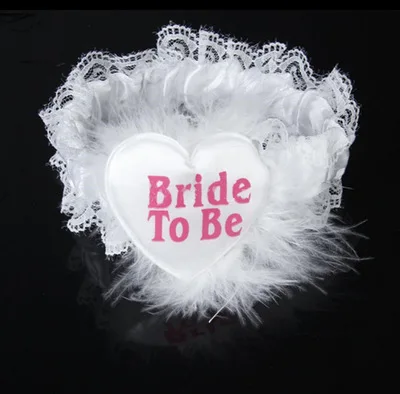 Рондж невесты чтобы быть створки вуаль Свадебные украшения девичник Стекло