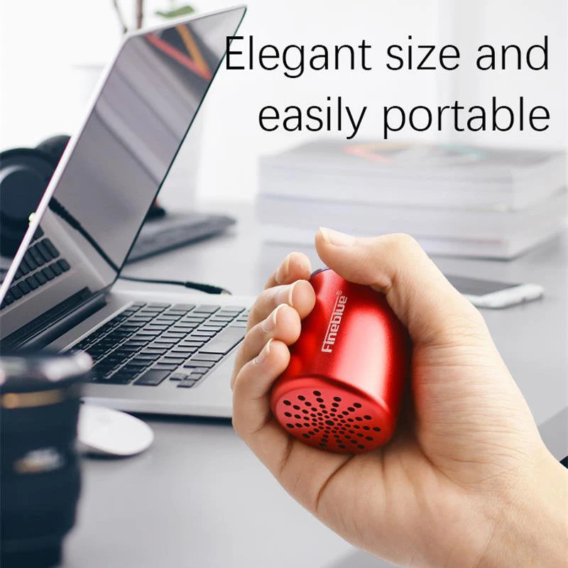Fineblue MK10 Bluetooth динамик 4 2 стерео 3D сабвуфер TWS мини металлический беспроводной